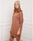 Robe en Cachemire mélangé Abufera camel