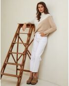 Pull en Laine mélangée Csorna écru