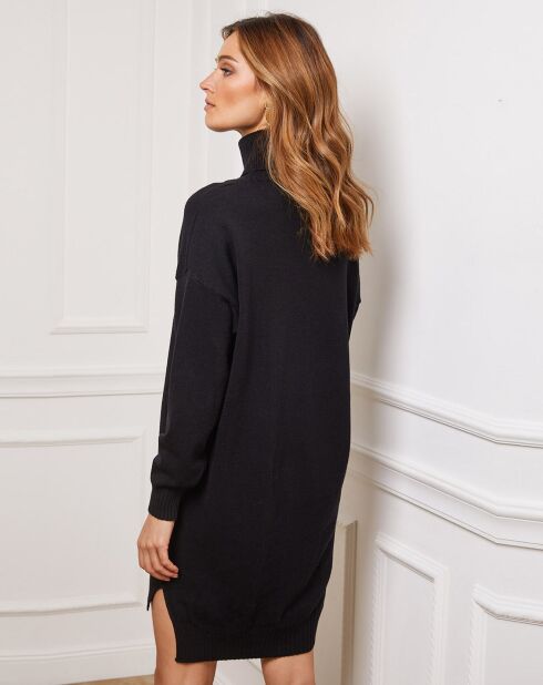 Robe en Cachemire mélangé Abufera noire