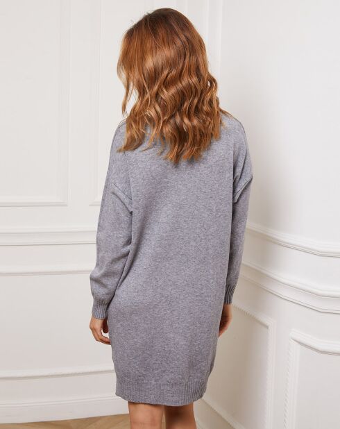 Robe en Cachemire mélangé Abufera grise