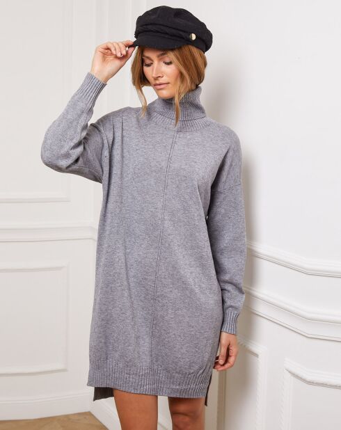 Robe en Cachemire mélangé Abufera grise