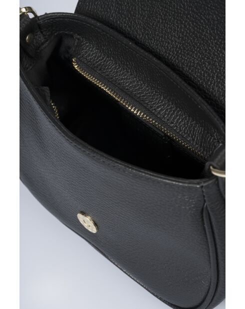 Borsa a tracolla Syla in pelle nera - 21x11x18 cm