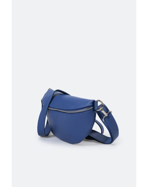 Banana Isla in pelle blu - 23x1x15 cm