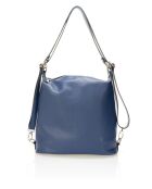 Borsa a tracolla Tivoli in pelle blu - 39x16x30 cm