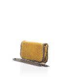 Borsa a tracolla in pelle Gc1309 Mustard - 23x6x15 cm