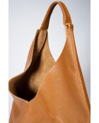 Borsa a tracolla Quinn in pelle cognac - 40 x5x32 cm