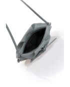 Borsa A Tracolla Renata Mineral Pelle Blu Minerale - 28x7x20 cm