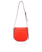 2810 Borsa a tracolla in pelle rossa - 25 x9x26 cm