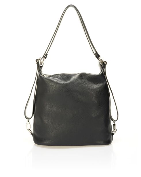 Borsa a tracolla Tivoli in pelle nera - 39x16x30 cm