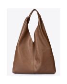 Borsa a tracolla Quinn Marrone in pelle - 40 x5x32 cm