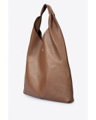 Borsa a tracolla Quinn Marrone in pelle - 40 x5x32 cm