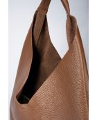 Borsa a tracolla Quinn Marrone in pelle - 40 x5x32 cm