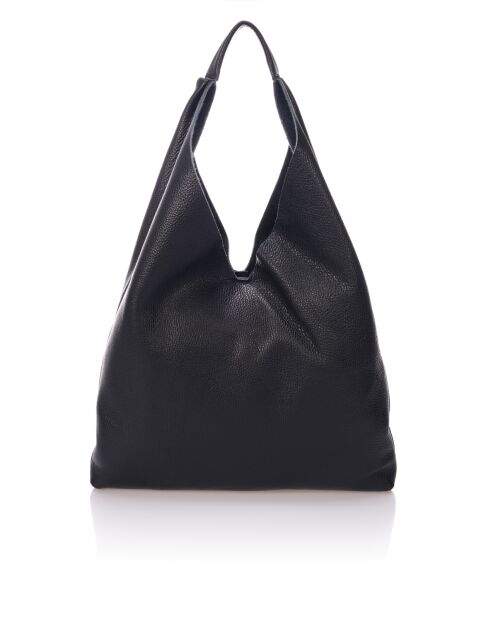 Borsa a tracolla Quinn in pelle nera - 40 x5x32 cm