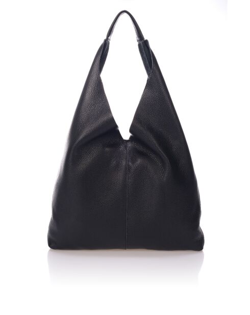 Borsa a tracolla Quinn in pelle nera - 40 x5x32 cm
