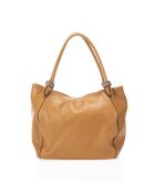 Borsa a tracolla Vinnie Cognac in pelle - 32x14x28 cm