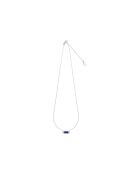 Collier en Argent et oxyde de zirconium bleu