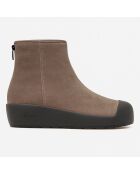 Bottines en cuir Hugo marron