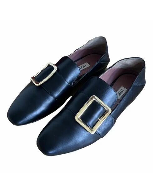 Ballerines en cuir Janelle noires