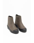 Botas de piel militares Lou verdes