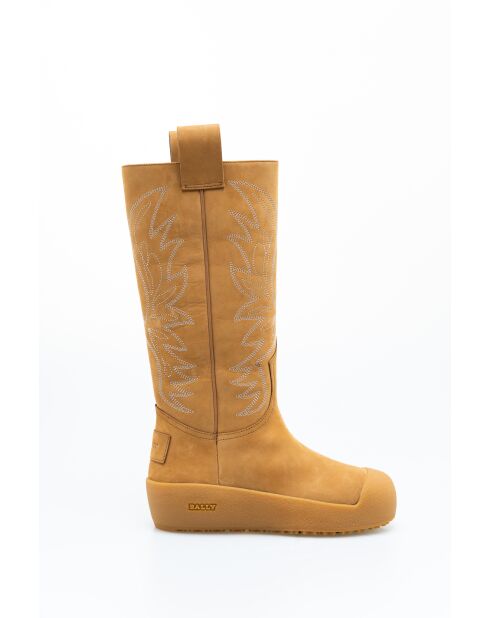 Stivali Montana in pelle cammello