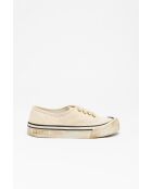 Baskets en cuir Maxine blanc cassé