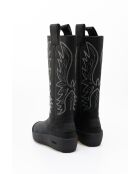 Botas de piel Montana negras