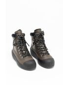 Stivali Isaac in pelle verde militare/nero