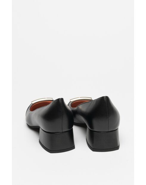 Ballerines en cuir Pump noires