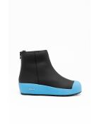 stivali Adam in pelle nero/blu