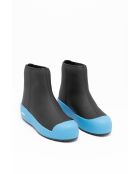 stivali Adam in pelle nero/blu