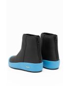 stivali Adam in pelle nero/blu