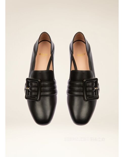 Ballerines en cuir Romy noires