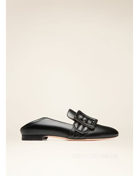 Ballerines en cuir Romy noires