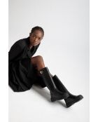 Stivali Aurore in pelle nera