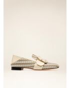 Mocassins en Janelle blancs