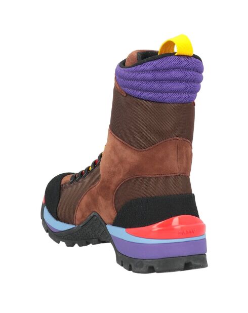 Boots en cuir Léo marron