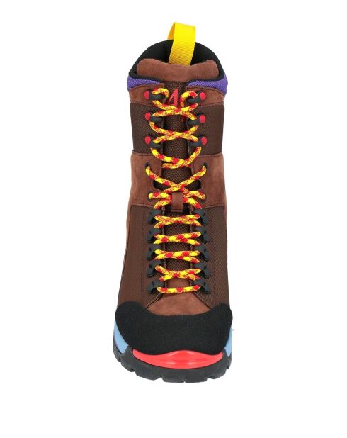 Boots en cuir Léo marron