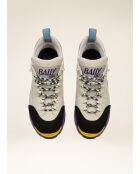 Zapatos Derby de piel blanca suave