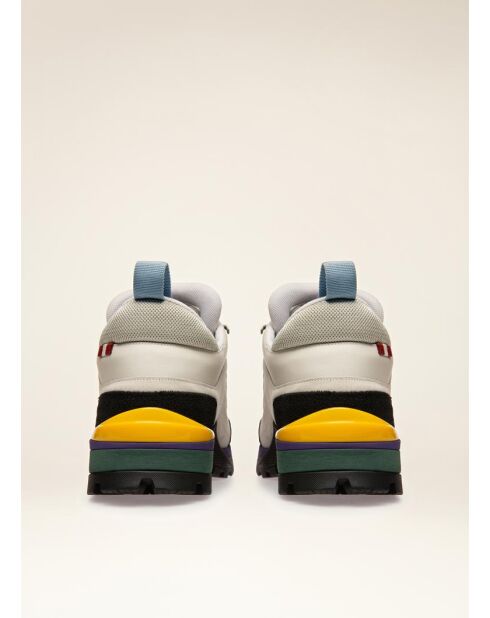 Zapatos Derby de piel blanca suave