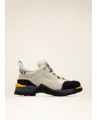 Zapatos Derby de piel blanca suave