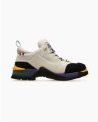 Scarpe Derby in morbida pelle bianca