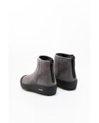 Bottines en cuir Guard grises