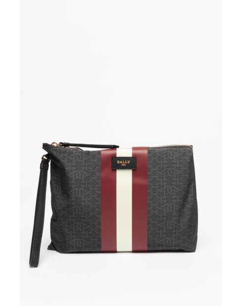 Sac cabas gris très foncé/or jaune