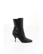 Bottines en cuir Odeya noires