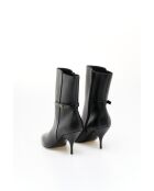 Bottines en cuir Odeya noires