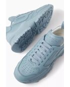 Baskets en cuir Iseult bleu ciel