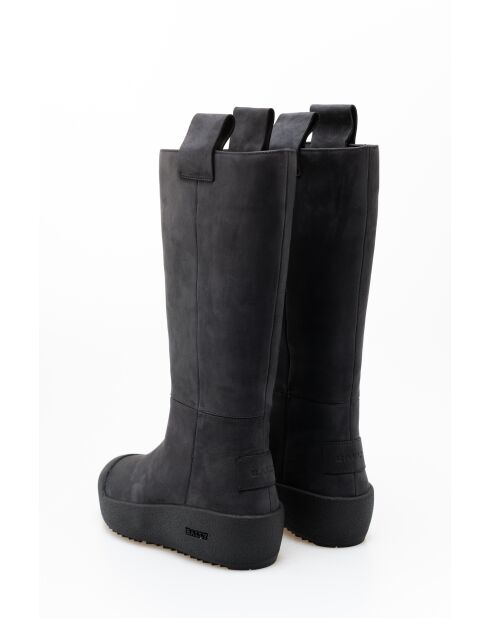 Stivali Nina in pelle nera