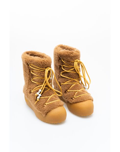 Stivali Corviglia in pelle cammello