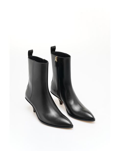 Stivali Leah in pelle nera