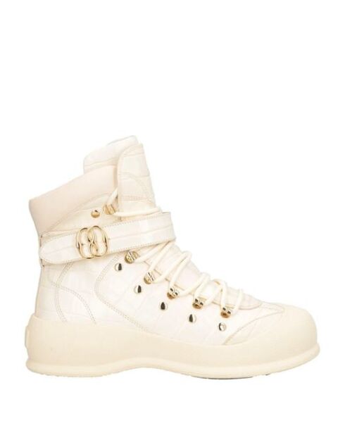 Stivali Coralie in pelle off-white